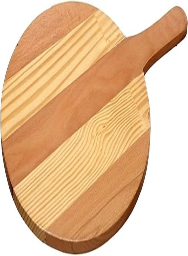 SAS Wooden Round Peel: 32cm Beech Wood Tool for Perfect Pizza Handling