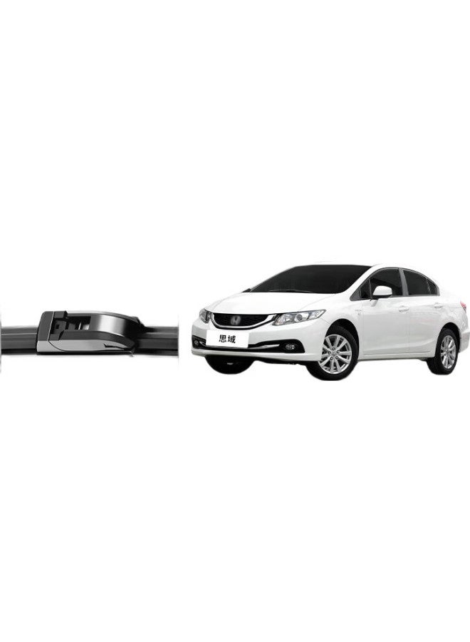 YITU Honda 8Th And 9Th Generation Civic Dedicated Frameless Wiper Blades, 8Th And 9Th Generation Civic Wipers, Civic Si Wipers, Original Size Car Wiper Blades (1 Pair), A-Grade Rubber Strip - Image 2