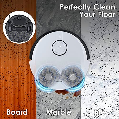 CHAIN PEAK (15 Pack) X1 Omni Replacement Parts for ECOVACS DEEBOT DEEBOT X1 Omni X1 PRO Omni X1 Omni T10 Omni Robot Vacuum Accessories, 1 Roller Brush, 3 HEPA Filters, 3 Dust Bags, 4 Side Brushes, 4 Mop Pads - Image 4