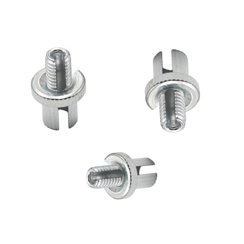 YD-PS001 YDPS001 3X Universal Metric Motorcycle ATV Clutch Brake Cable Adjuster Nut M8 8mm x 125mm Silver - Image 1