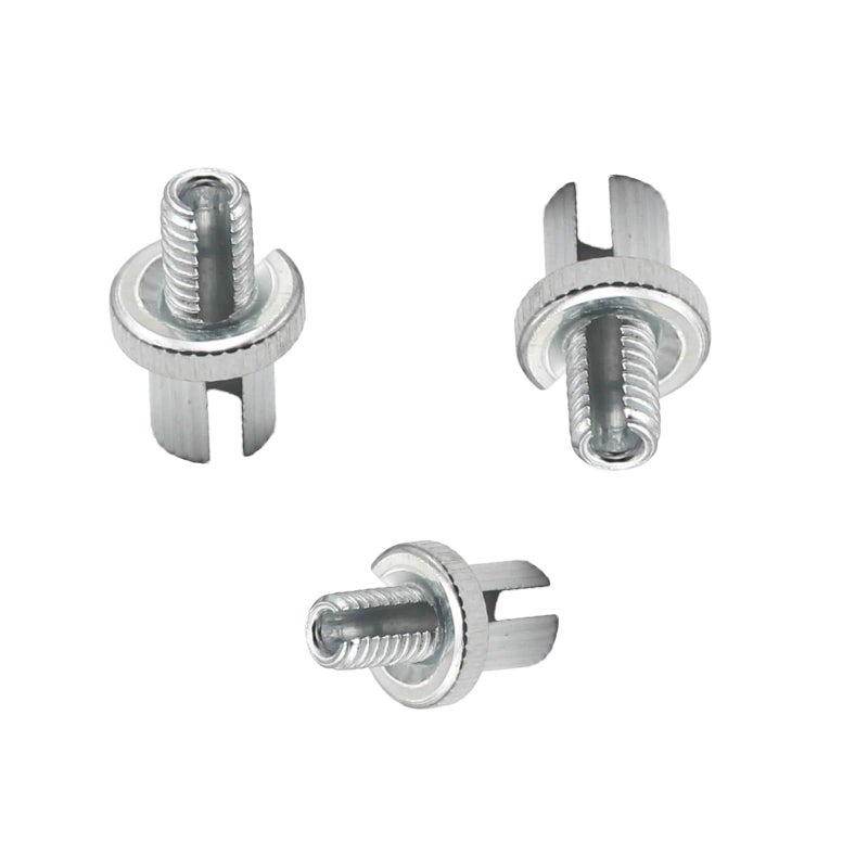 YD-PS001 YDPS001 3X Universal Metric Motorcycle ATV Clutch Brake Cable Adjuster Nut M8 8mm x 125mm Silver - Image 2