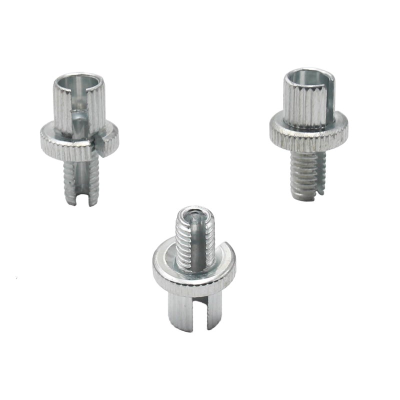 YD-PS001 YDPS001 3X Universal Metric Motorcycle ATV Clutch Brake Cable Adjuster Nut M8 8mm x 125mm Silver - Image 4