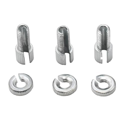 YD-PS001 YDPS001 3X Universal Metric Motorcycle ATV Clutch Brake Cable Adjuster Nut M8 8mm x 125mm Silver - Image 5