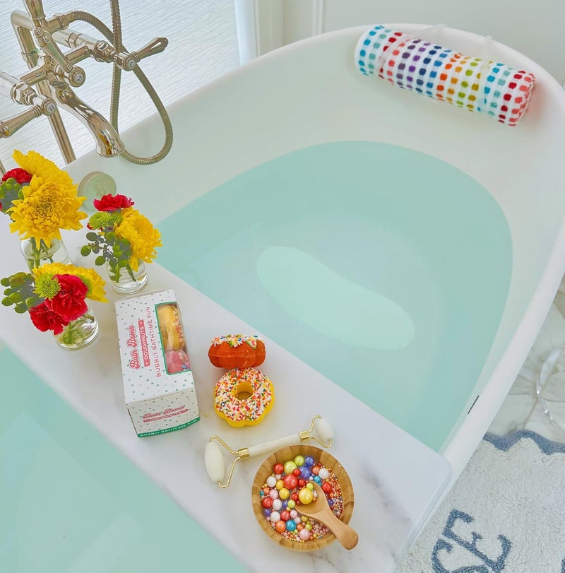 BATH BEAN Luxury Body Stopper AntiSlip Spa Accessory Holds Reclined Position in Bath Bathe Comfortably Hands Free and Keep Your Hair Dry Recline Relax Stay Put - Image 4