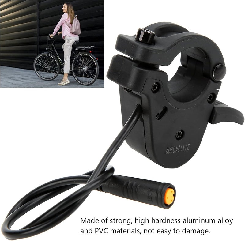 Throttle, Durable, Available on Both Sides, EnergySaving Aluminum Alloy and PVC, Exquisite Electric Bicycle, 300X Thumb Throttle for Upgrade - Image 3
