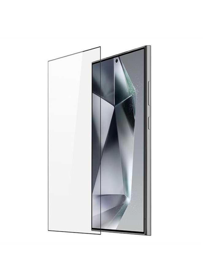 واقي شاشة زجاجي كامل لهاتف سامسونج S24 الترا شفاف - 142