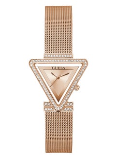 GUESS ساعة أنالوج معدنية فضية للنساء من غيس - GW0508L3  - Image 1