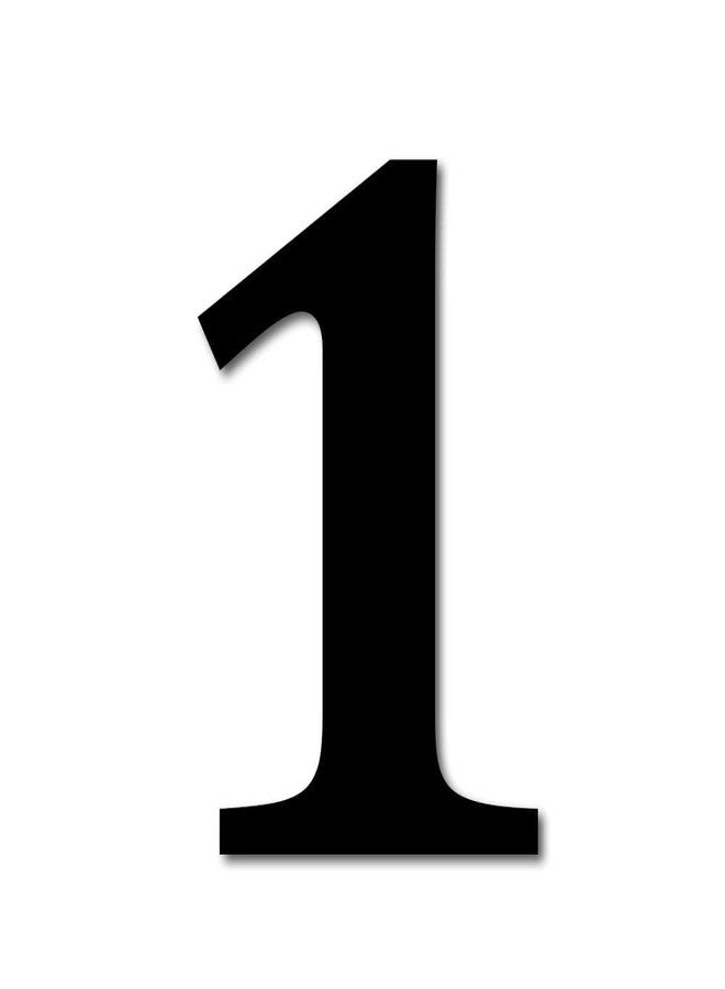 Wallcano Black MDF Unfinished Wooden Alphabets Letters Cutouts Big Size for Wall Decoration Decor Walls Hanging Large for Birthday Family Wedding Anniversary Art Craft Letter 6 inch (1) - Image 1