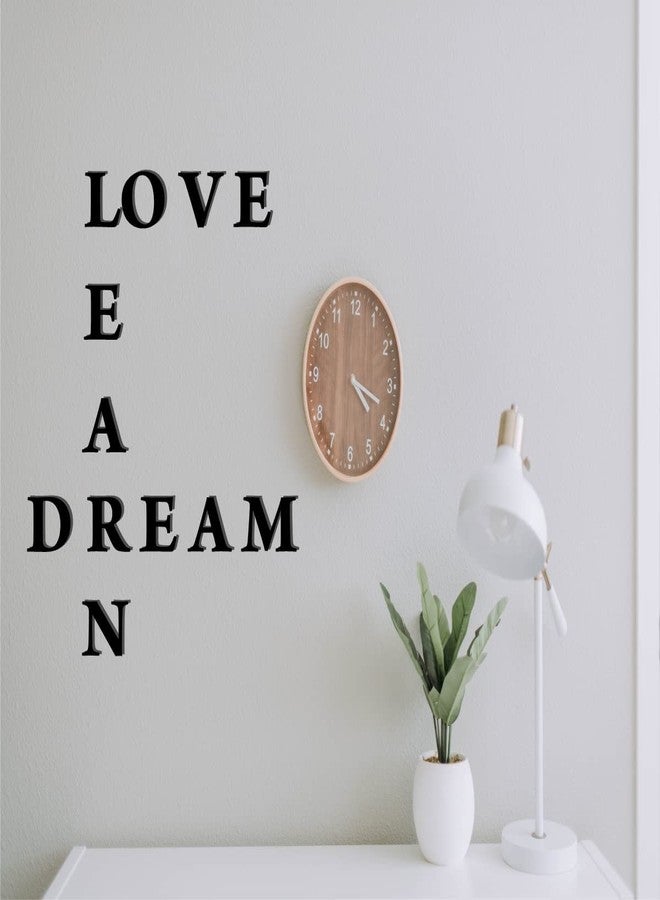 Wallcano Black MDF Unfinished Wooden Alphabets Letters Cutouts Big Size for Wall Decoration Decor Walls Hanging Large for Birthday Family Wedding Anniversary Art Craft Letter 6 inch (1) - Image 4