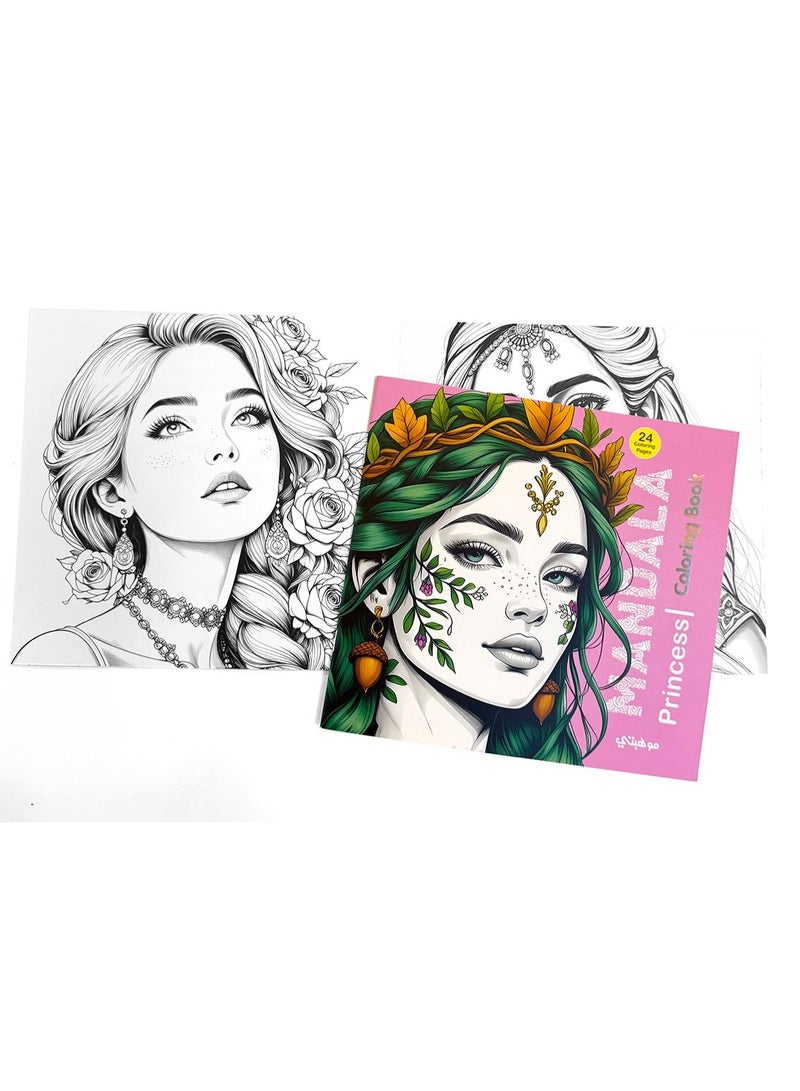 تالنت كتاب تلوين مانديلا اميرات| Princess Coloring Book من تالنت شوب - Image 3