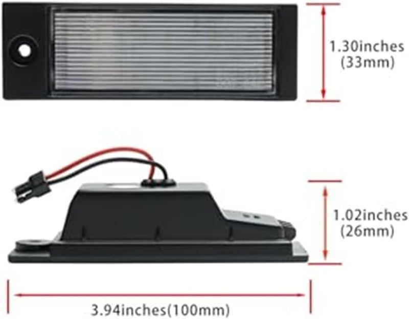 Wivplex Full White License Plate Lights for Kia Niro and Forte Sedan - Image 4