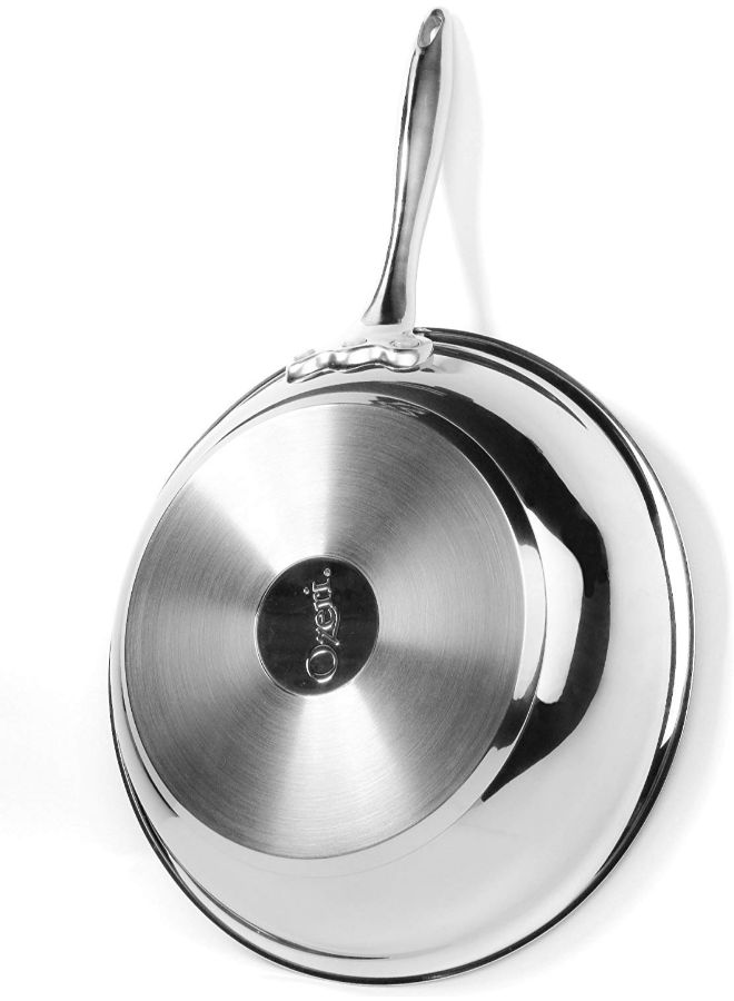 Ozeri 12" (30 cm) Stainless Steel Pan by Ozeri with ETERNA, a 100% PFOA and APEO-Free Non-Stick Coating - Image 2