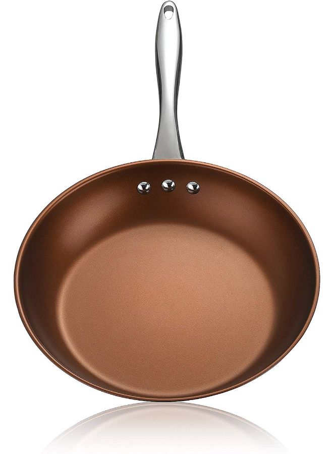 Ozeri 12" (30 cm) Stainless Steel Pan by Ozeri with ETERNA, a 100% PFOA and APEO-Free Non-Stick Coating - Image 3