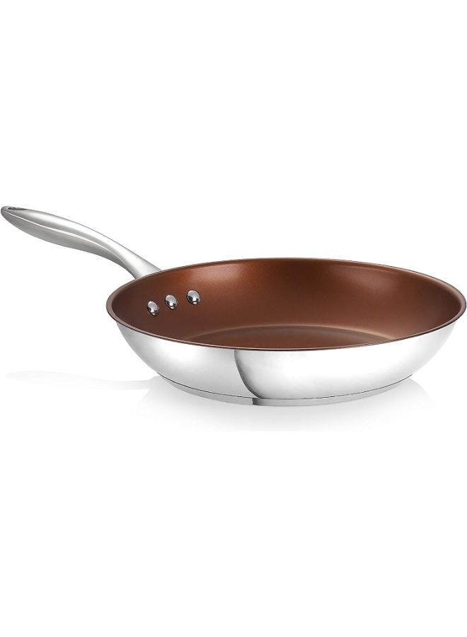 Ozeri 12" (30 cm) Stainless Steel Pan by Ozeri with ETERNA, a 100% PFOA and APEO-Free Non-Stick Coating - Image 4