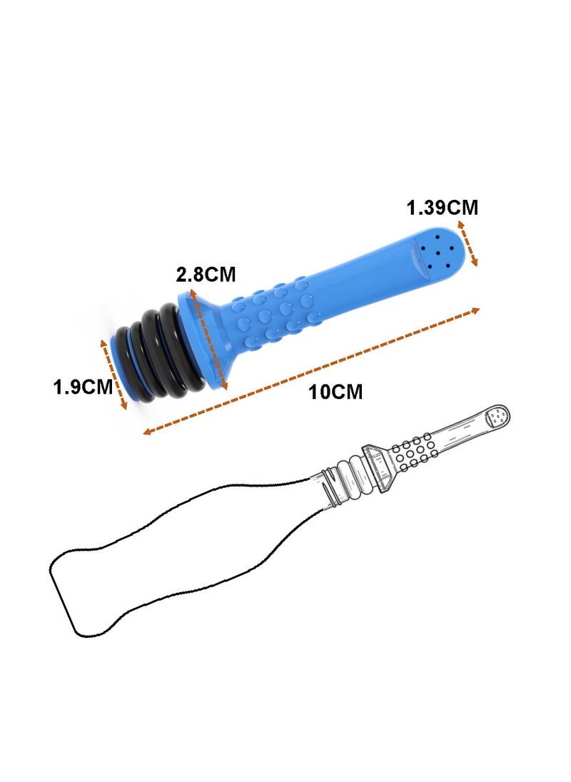 RATSAW - 2 Pcs Portable Bidet for Toilet Universal Travel Bidet Spray for Pregnant Woman Baby Wholesome Health Personal Hand Wash Pump for Hemorrhoids Outdoor Hotel Blue Green - Image 1
