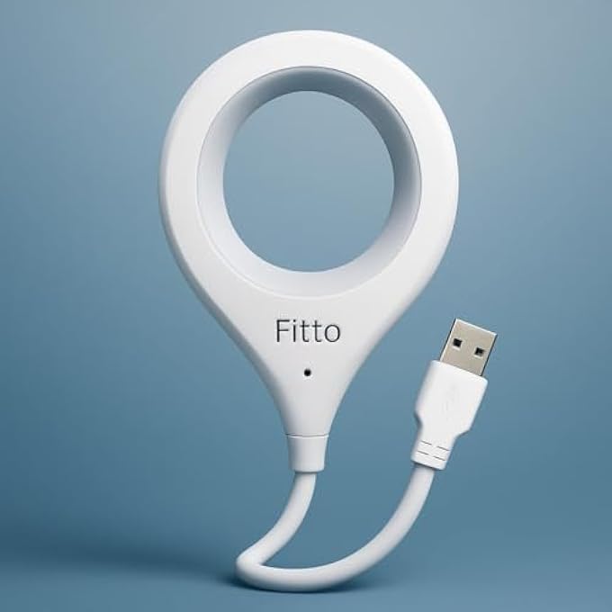FITTO USB LED TABLE LAMP WITH INTELLIGENT VOICE CONTROL, ADJUSTABLE PORTABLE NIGHT LIGHT FOR HOME, OFFICE, TRAVEL, AND CAMPING - Image 2