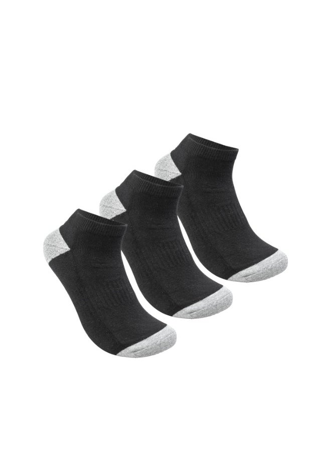 STITCH STITCH Men's Pack of 3 Half Terry Ankle Casual Socks 