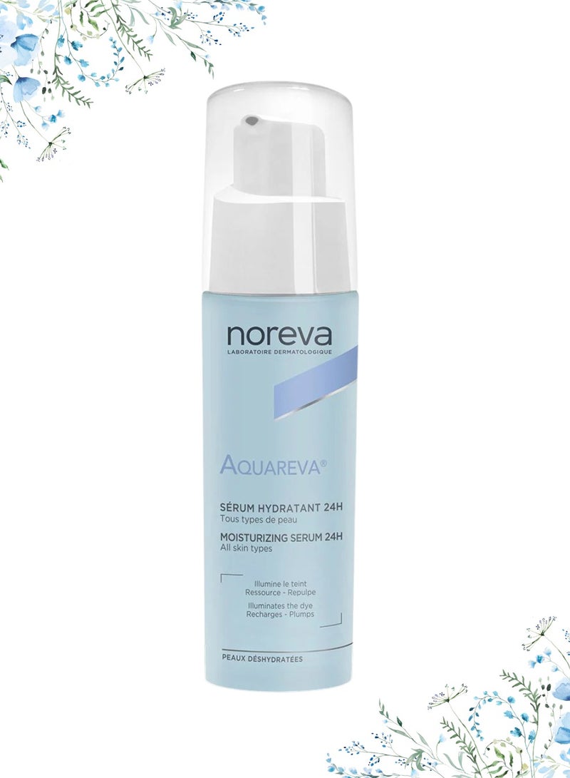 Noreva Aquareva Moisturizing Serum 24H 30ml - Image 1