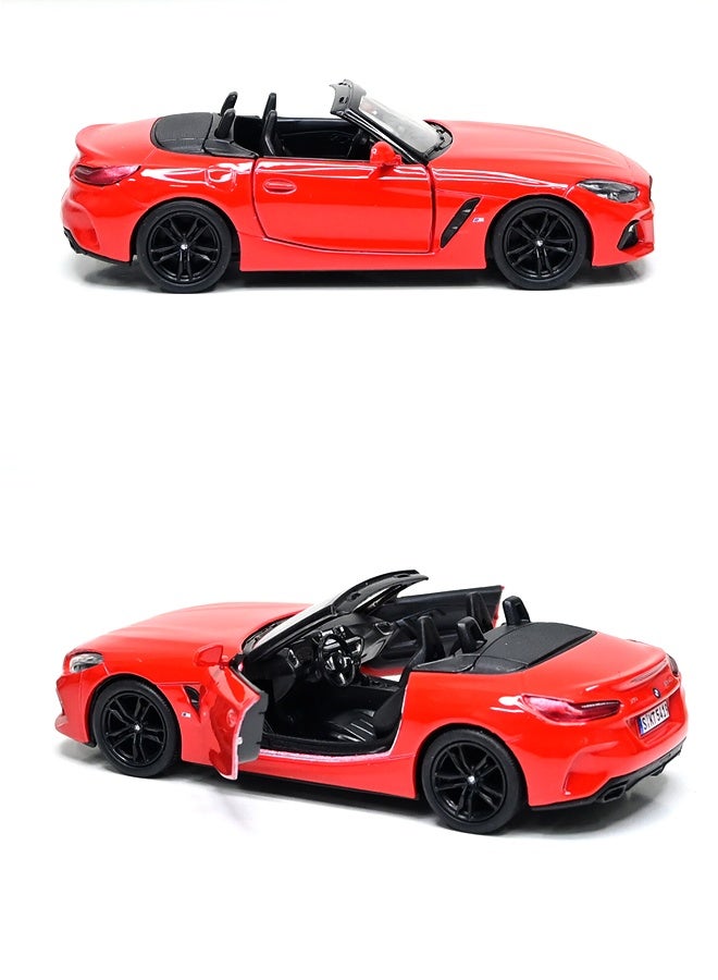 Kinsmart سيارة لعبة بي إم دبليو Z4 قابلة للتحويل بمقياس 1:34 مع أبواب قابلة للفتح وآلية سحب للخلف من المعدن المصبوب - Image 2