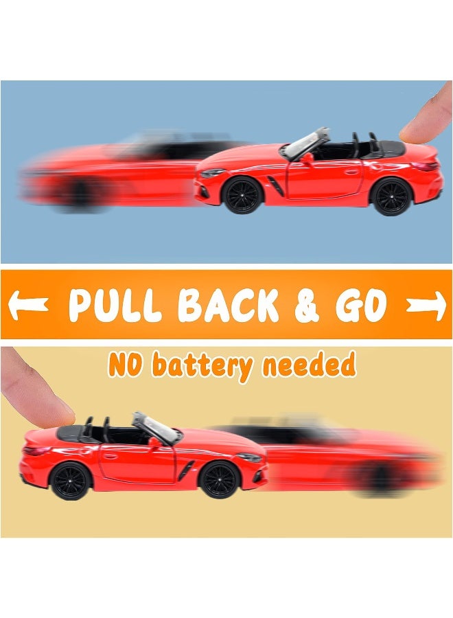 Kinsmart سيارة لعبة بي إم دبليو Z4 قابلة للتحويل بمقياس 1:34 مع أبواب قابلة للفتح وآلية سحب للخلف من المعدن المصبوب - Image 5