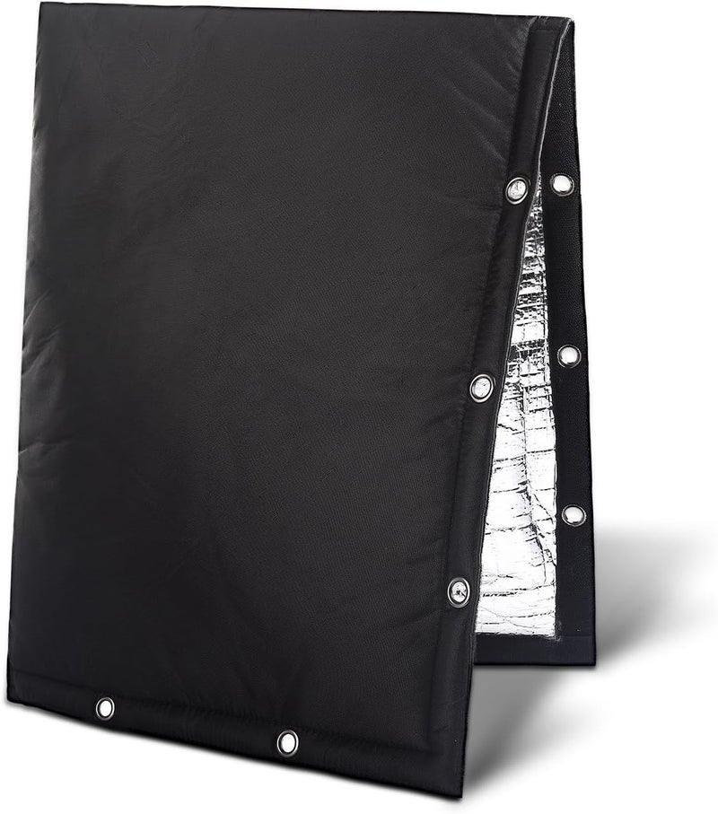 Safoner Outdoor Backflow Preventer Cover- 16''W x 20''H, Winter Freeze & Weatherproof Protection for Irrigation Pipes & Sprinkler Valves- Black - Image 1