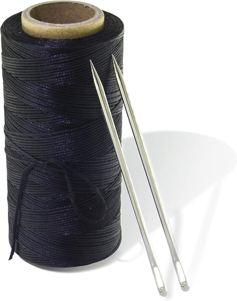 MJMP 4“ Upholstery Large Eye Long Needle Apply to Home or Work Hand Sewing Tapestry Embroidery (4 inchX2 + Leather) - Image 1