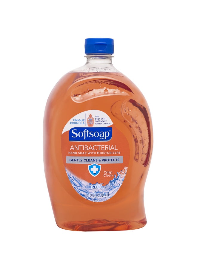 Softsoap Antibacterial Crisp Clean Hand Soap Refill 56 Ounce - Image 3