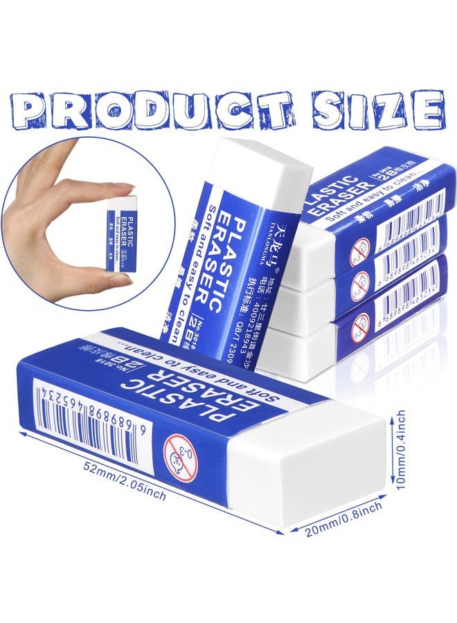 Yahenda 150 Pieces White Erasers Bulk Pencil Eraser Large Rubber Erasers Block Eraser Kids Erasers Art Erasers for Drawing, Classrooms, Teachers, Home, Classroom, Office, Art Class, and More - Image 2