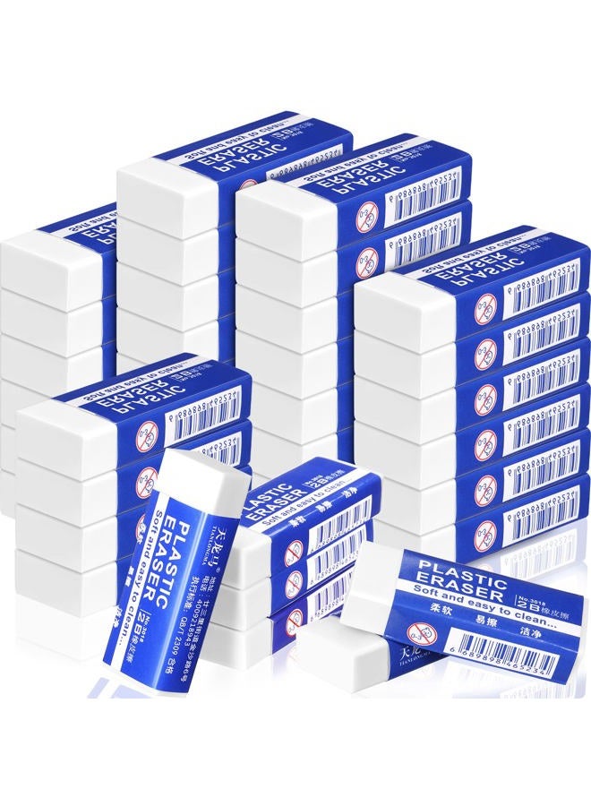 Yahenda 150 Pieces White Erasers Bulk Pencil Eraser Large Rubber Erasers Block Eraser Kids Erasers Art Erasers for Drawing, Classrooms, Teachers, Home, Classroom, Office, Art Class, and More - Image 1