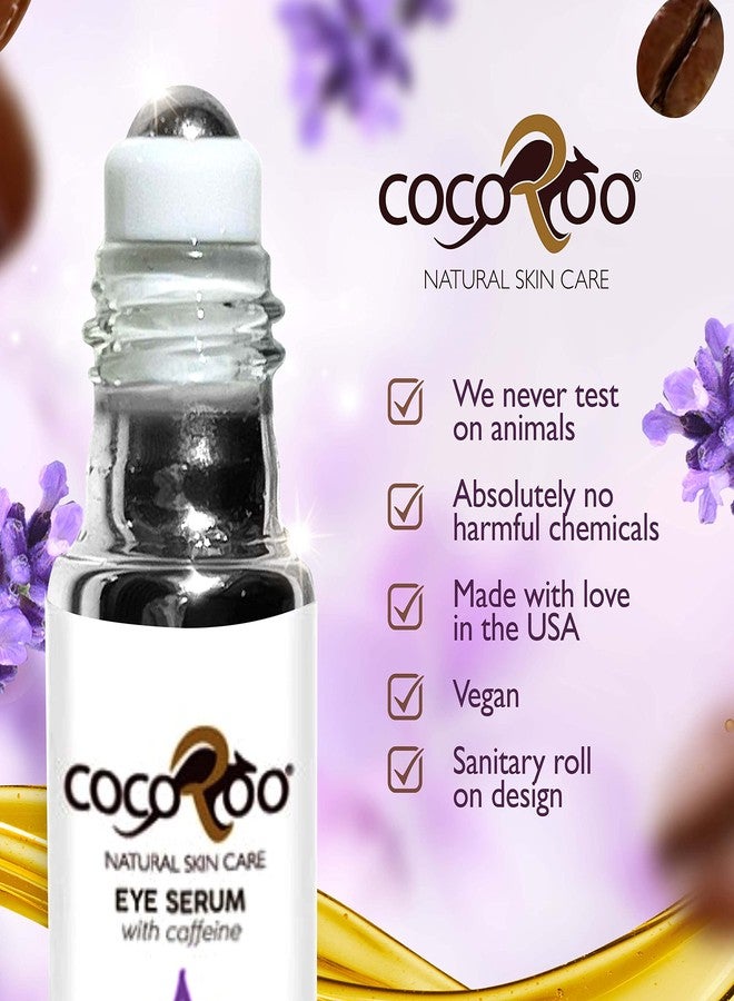 cocoroo Caffeinated Eye Serum, Nutrient-Dense, 100% Pure, Natural & Vegan (Lavender) - Image 5
