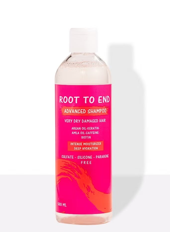 Root To End ADVANCED shampoo for dry and damaged hair 500ML