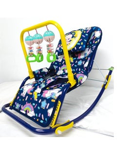 Generic Children'S Rocking And Fixed Chair, Navy Blue Color  - Image 2