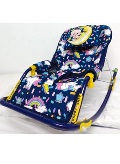 Generic Children'S Rocking And Fixed Chair, Navy Blue Color  - Image 3