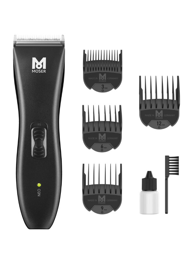 MOSER Neo Professional Cordless Hair Clipper For Men (Made In Germany) | Magic Blade Technology | 90-Min Operation Time | Quick Charge With Led Charging Indicator (1886-0151) Black - Image 1