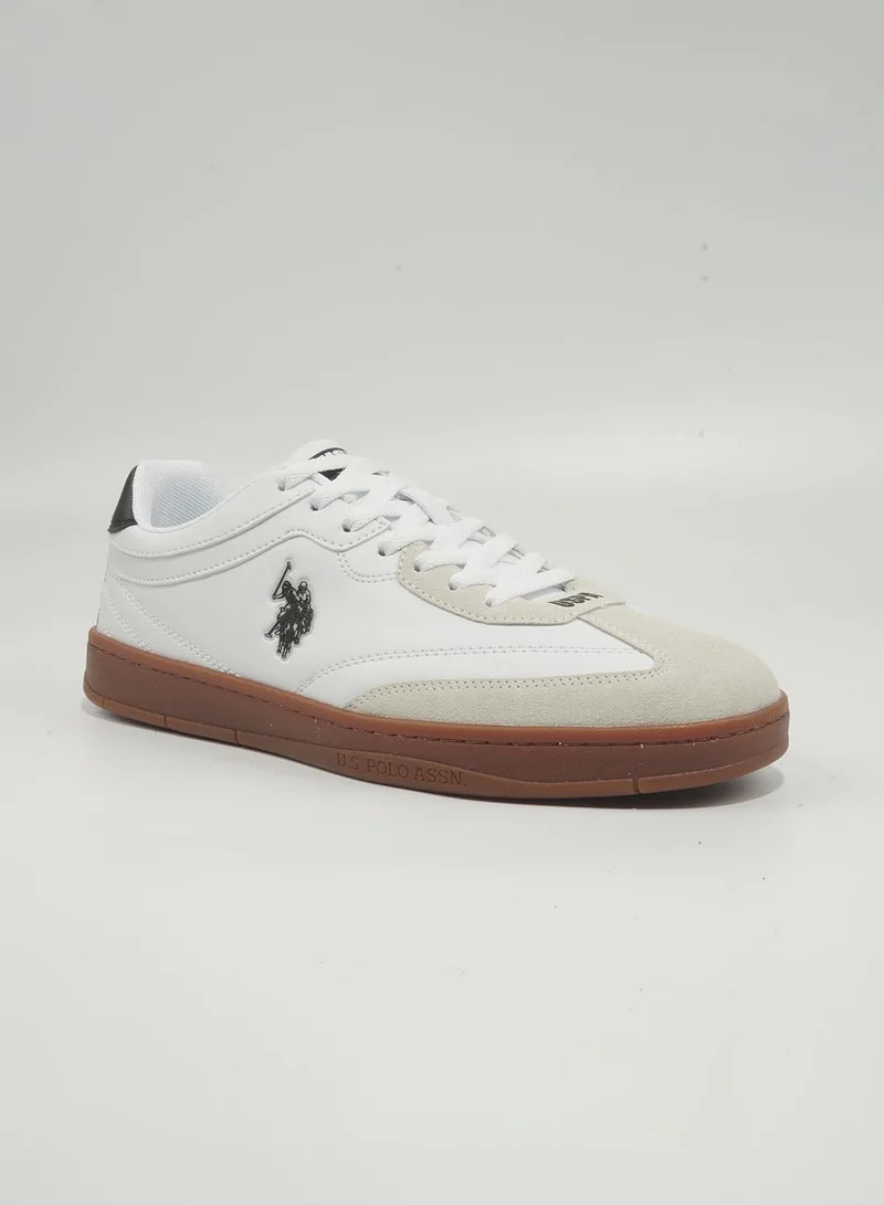 U.S. Polo Assn. White Vale Men's Casual Shoes - White for Men | Best Price UAE