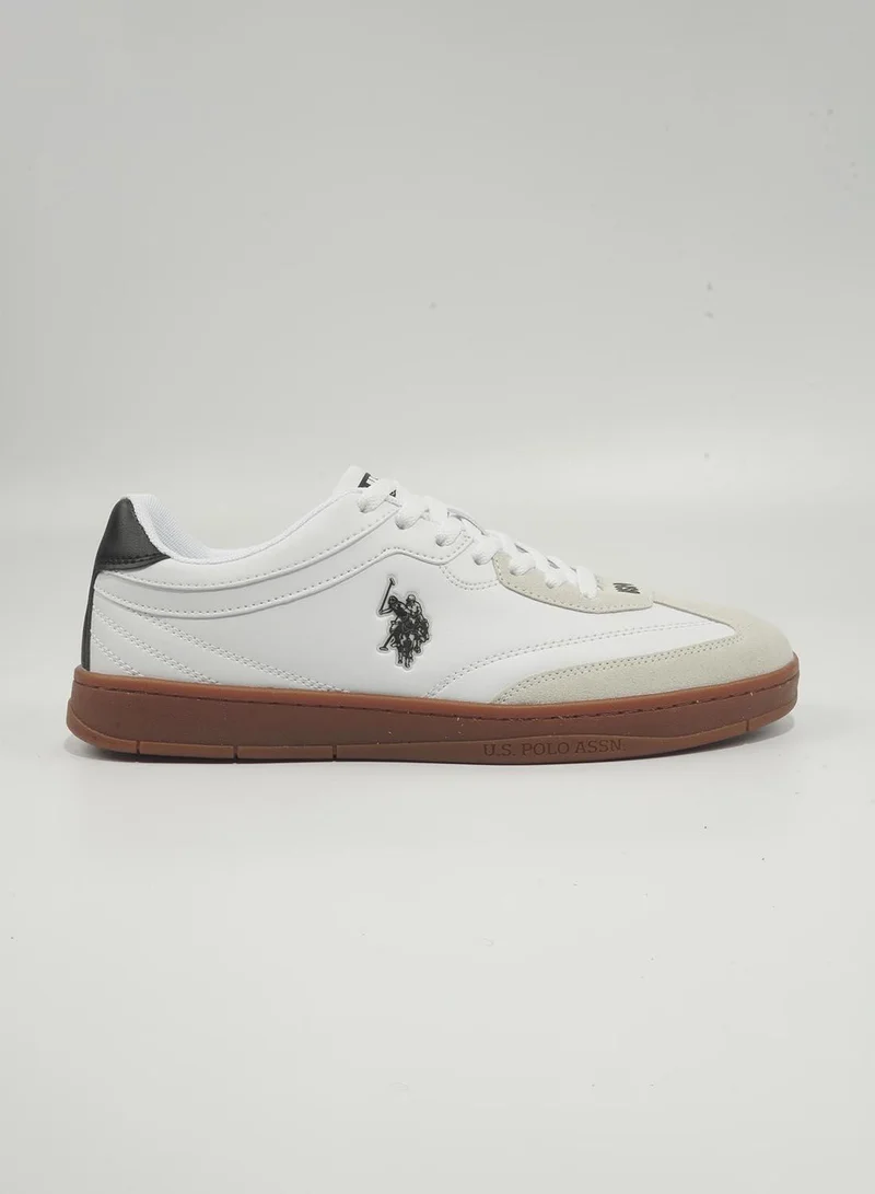 U.S. Polo Assn. White Vale Men's Casual Shoes - White for Men | Best Price UAE