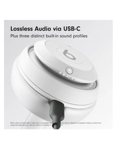 Beats by Dr. Dre Beats Studio Pro Headphones, Wireless Bluetooth, White  - Image 3