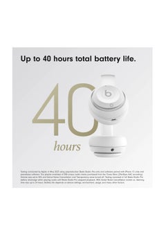 Beats by Dr. Dre Beats Studio Pro Headphones, Wireless Bluetooth, White  - Image 4