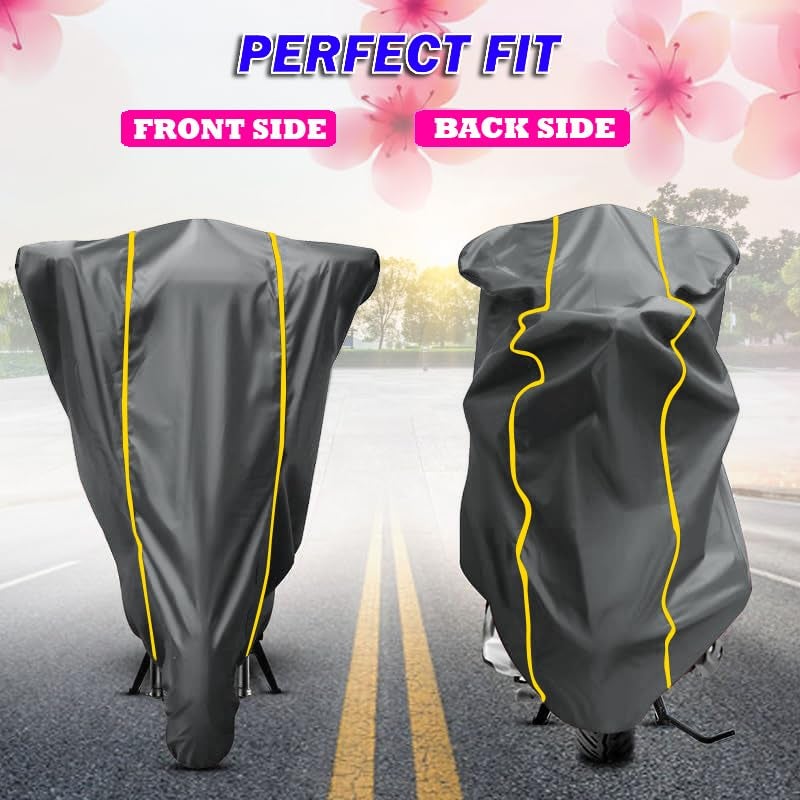 GARREGE: SUPERIORITY OUR PRIORITY GARREGE SUPIERIORITY FIRE Resistant Waterproof Nylon Coated Cover with Piping Design Long Last Nylon Fabric All Weatherproof Cover for Rodeo - Image 4