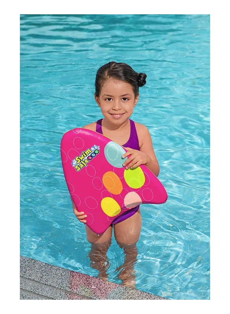 Bestway Swim Board. Bestway SwimSafe ABC Aquastar Fabric Kids Safety Swim Board (42cm x 32cm x 3.5cm)  - Image 1