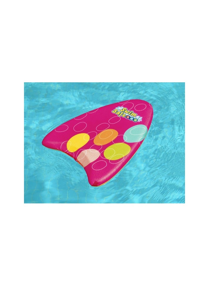 Bestway Swim Board. Bestway SwimSafe ABC Aquastar Fabric Kids Safety Swim Board (42cm x 32cm x 3.5cm)  - Image 2