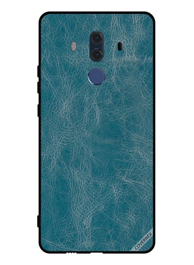 Covernex Protective Case Cover For Huawei Mate 10 Pro Bluish Leather Pattern - Image 1