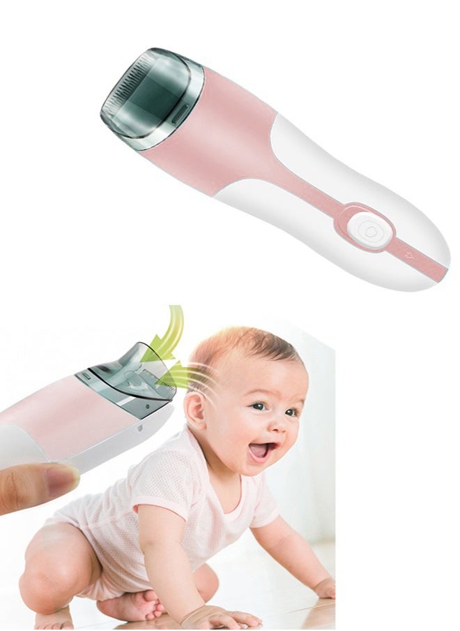 ZCM-HAPPY Children's Automatic Suction Hair Clipper - Silent Electric Trimmer for Kids - Mess-Free Baby Hair Cutting Machine - Safe & Easy Baby Shaving Clipper  - Image 5