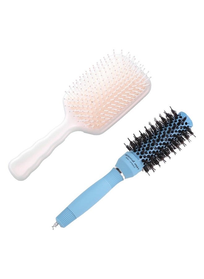 هارتس فرشاة الشعر | فرشاة ذات شعيرات | فرشاة شعر مع مجداف | فرشاة شعر حادة للنساء | مناسب لجميع أنواع الشعر | Tgx5232-Xh45Bge | الجليد الأزرق والبيج - Image 2