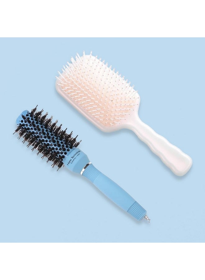 هارتس فرشاة الشعر | فرشاة ذات شعيرات | فرشاة شعر مع مجداف | فرشاة شعر حادة للنساء | مناسب لجميع أنواع الشعر | Tgx5232-Xh45Bge | الجليد الأزرق والبيج - Image 1