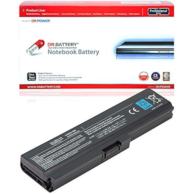 rayihni PA3817U-1BRS BATTERY REPLACEMENT FOR TOSHIBA SATELLITE C670 C675 L600 L650 L700 L750 BATTERY PA3817U-1BAS PA3818U-1BRS PA3819U-1BRS PA3816U-1BAS [10.8V / 48WH] - Image 1
