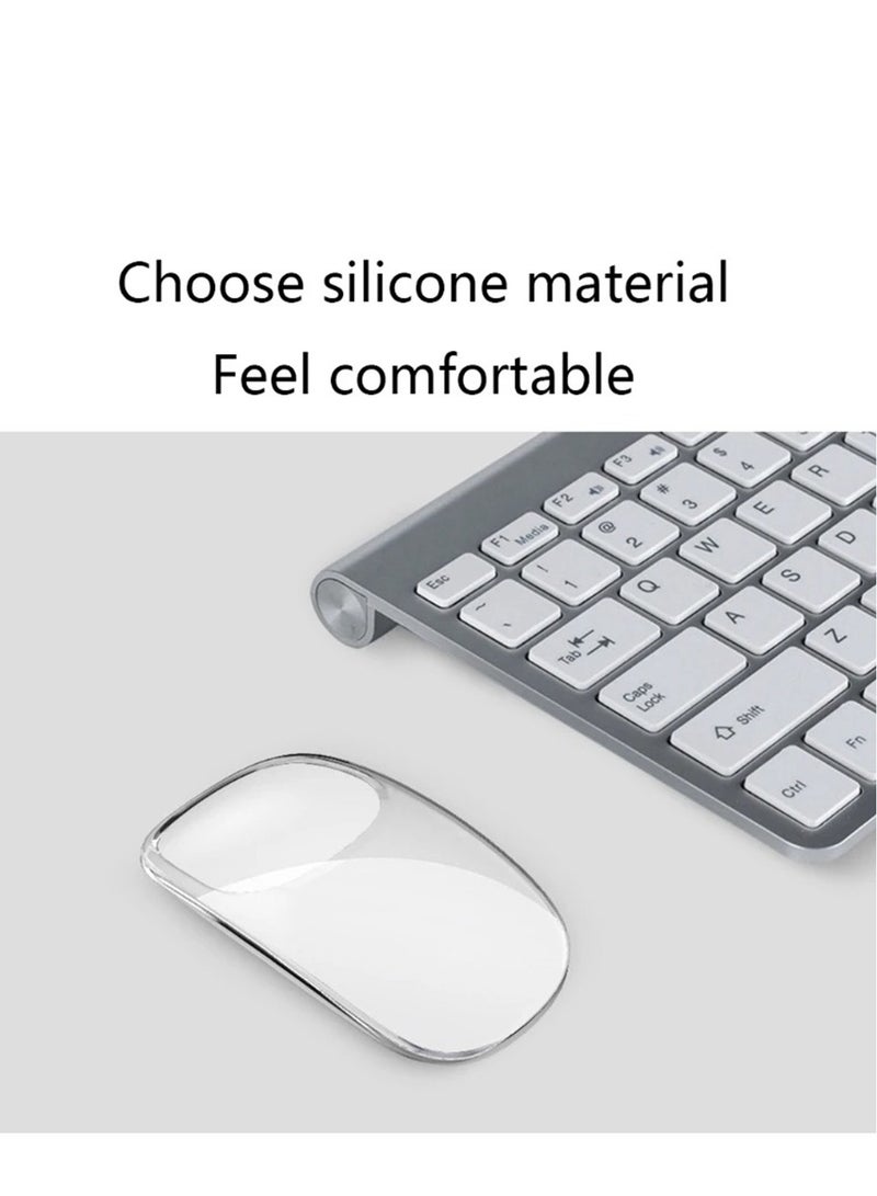 Transparent Soft Silicone Case Compatible for Apple Magic Mouse 1 / 2 Portable Protector Anti-Scratch Protective Skin Cover  - Image 1