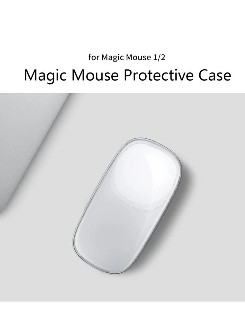 Transparent Soft Silicone Case Compatible for Apple Magic Mouse 1 / 2 Portable Protector Anti-Scratch Protective Skin Cover  - Image 3