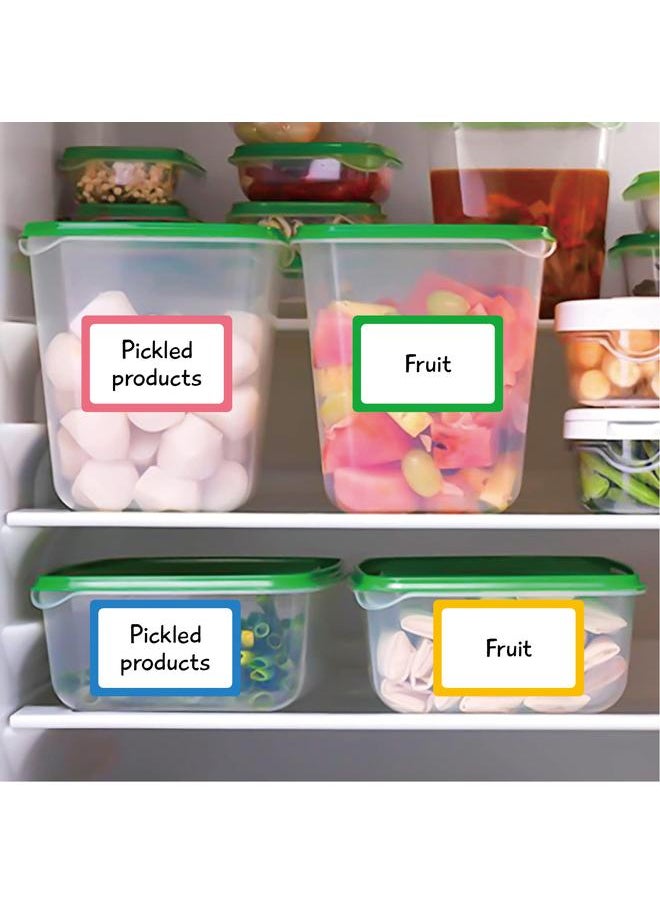 Classification Label Writable Printable Color Border Blank Label Thickened Name Sticker