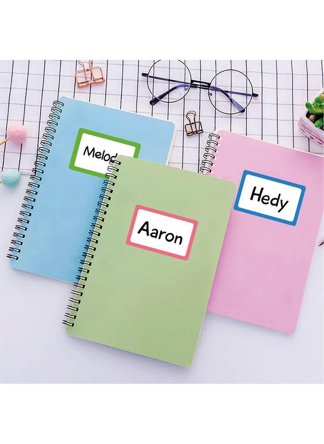 Classification Label Writable Printable Color Border Blank Label Thickened Name Sticker